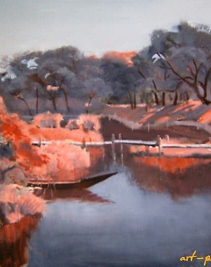 buy "At sunset. Oil on canvas."