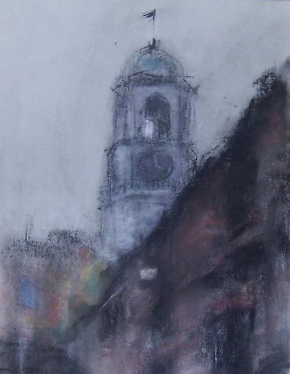 购买 Выборг的钟楼  пастель，纸张