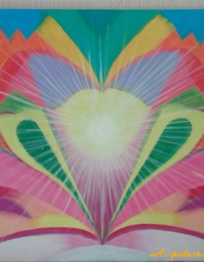 купить Свет масло,холст на подрамнике, лак 