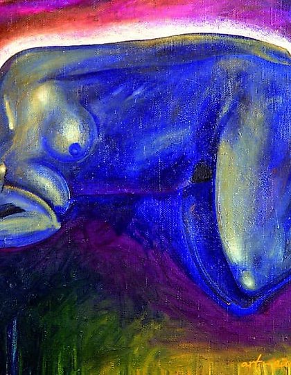 купить Ночь Холст .масло 