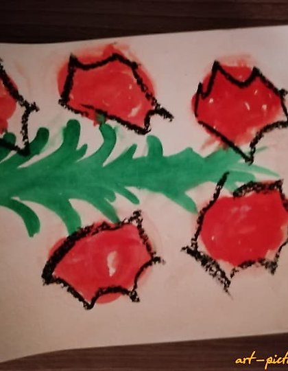 购买 "花" 水彩