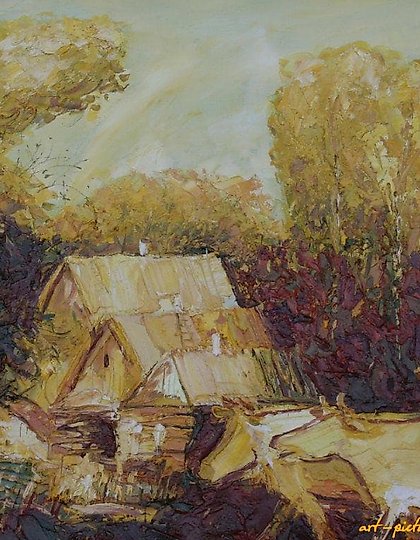 buy Boldino. Evening. Canvas, oil. 50 x 60 cm.