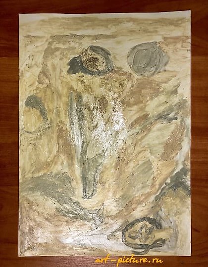 购买 天然沙子 手工颜料，绘图纸。