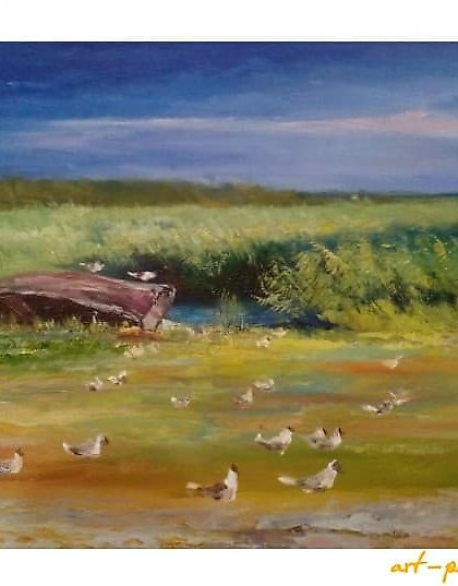 купить После грозы Масло, холст 