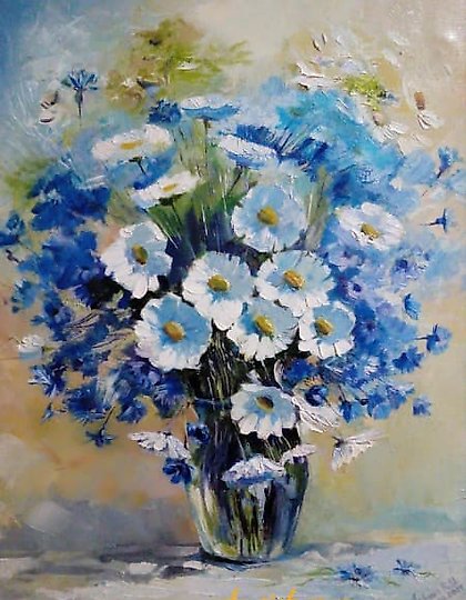 buy Field Flowers Oil, canvas