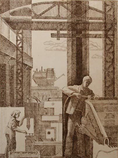 купить В сборочном цехе. Завод сельхозмашин (из серии)