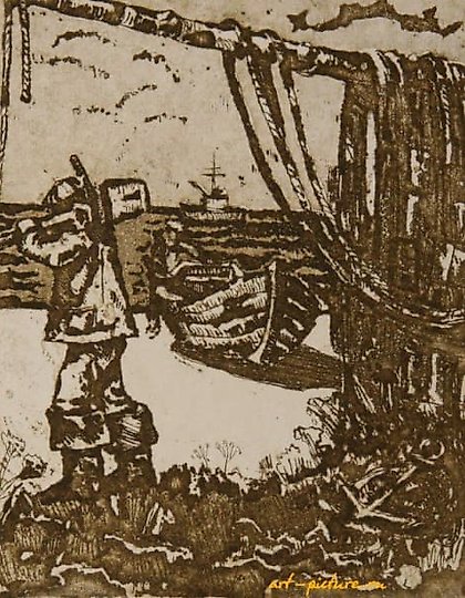 buy "Return of the Fishermen from the Catch. Fishermen's Everyday Life (from the series)."