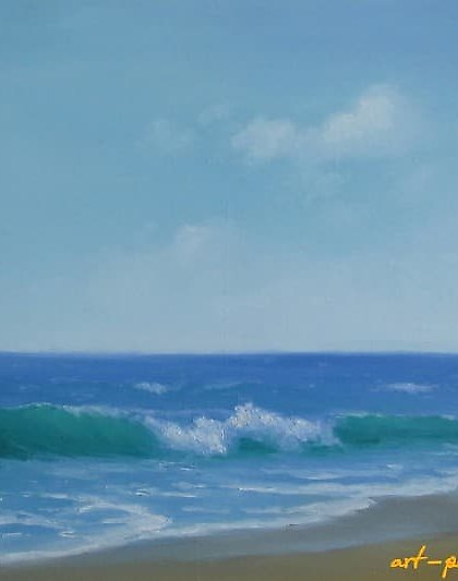 купить Морской пейзаж масло, холст 