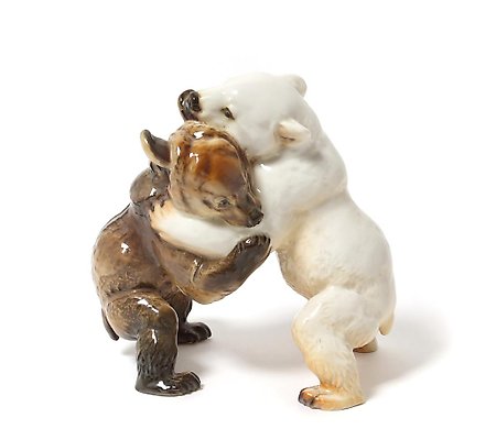 "小熊 figur. 陶瓷制造商 Allach"