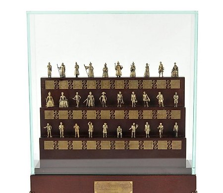 Бронзовые статуэтки "Правители России" скульптор Александр Гусев