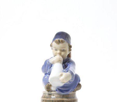 The Boy with the Horn. Denmark, Copenhagen, Royal Copenhagen.