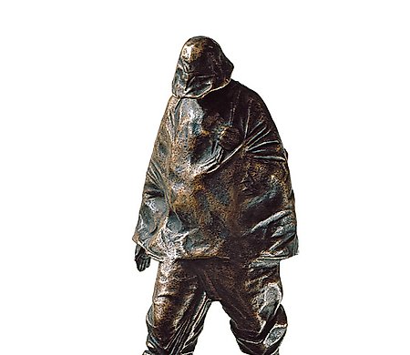 渔夫。1984年。铜。30x8x14厘米