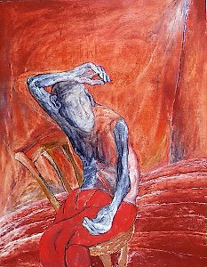 Старик, 1994, холст, масло, 92х73 Собственность автора