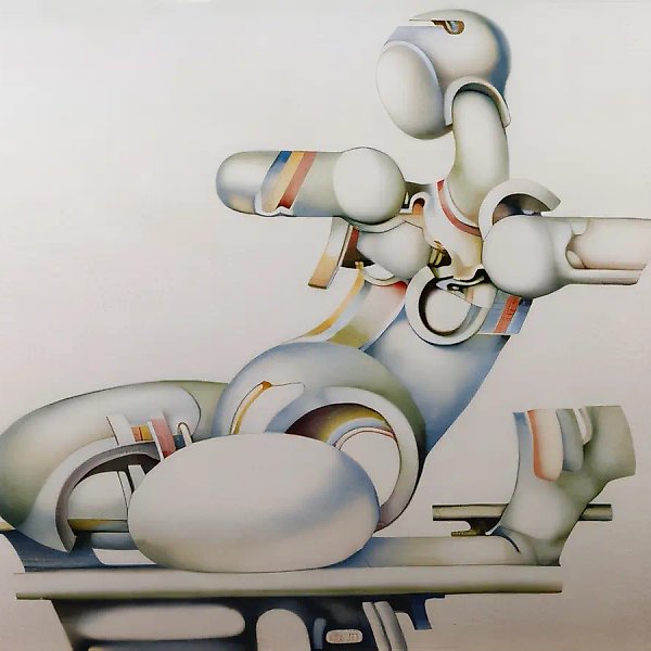 He (Large White Figure), 1990, canvas, oil, 140x160. Author`s property