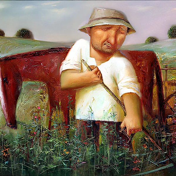 Полдень., 1999, холст, масло, 50х70, $2.000,