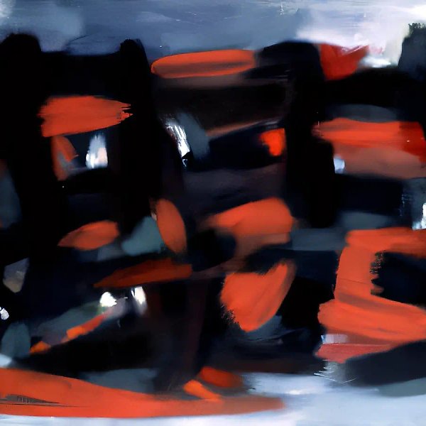 Облава, 1991, масло на холсте, 100x120. Собственность автора