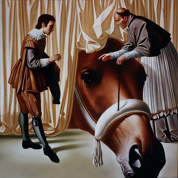 Диалог о холстомере., 1997, холст, масло, 230x200, $17.000,