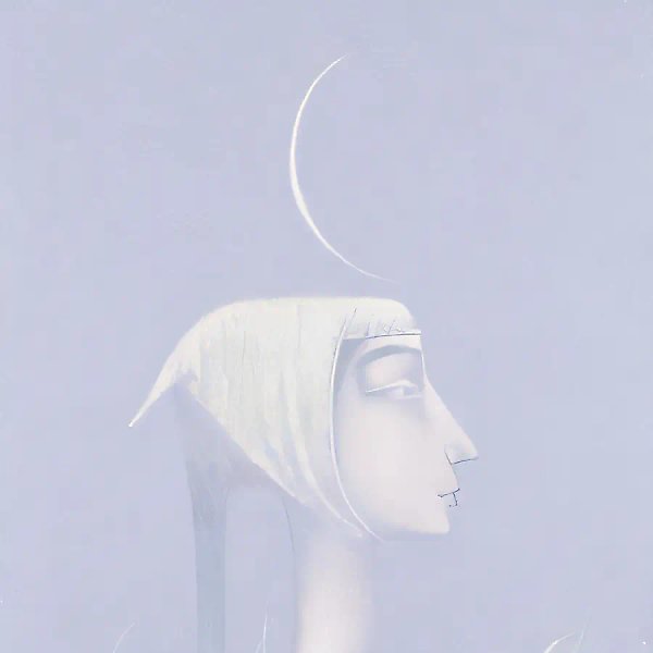 月之花，1996年，布面油画，60×50厘米