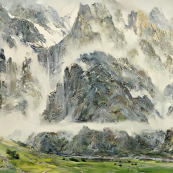 Летний туман., 1999, холст, масло, 90х130