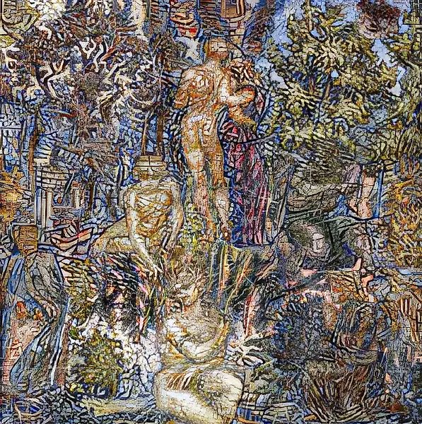 沙皇村，1998年，画布，蛋彩，油画，100×70