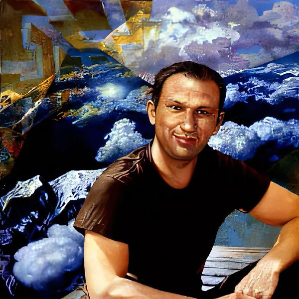 7,2000年,布面油画,60x80厘米