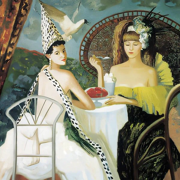 Клубничное мороженое, 1992, холст, масло, 100х90