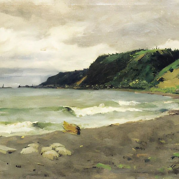Север, 1956, масло на холсте, 40x60