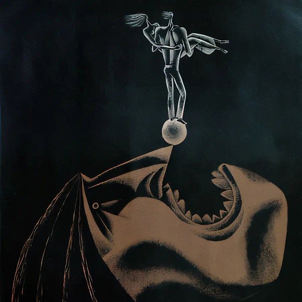 Equilibrists. Series «Reflections on Life», 1979, colour autolithograph, 40x50