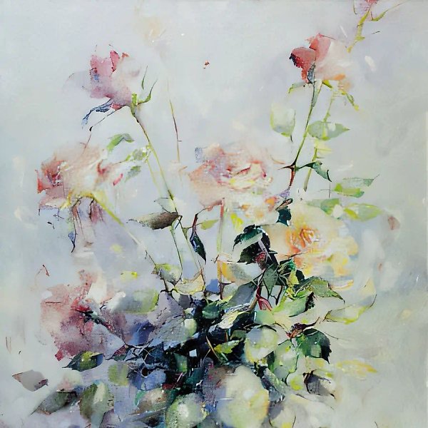 A Bunch of Roses, 1999, oil on canvas, 80x60