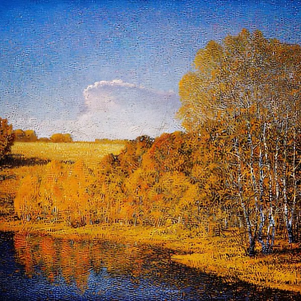 Золотая осень., 1999, холст, масло, 110х120, $2.800