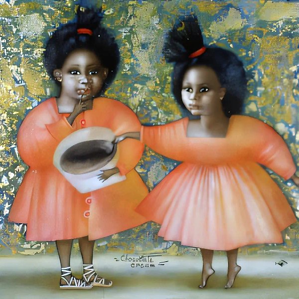 Шоколадный крем, 2000, акрил на холсте, 56x47