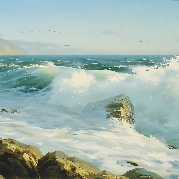 Чёрное море, 1999, масло на холсте, 110x160, $14000. Собственность автора