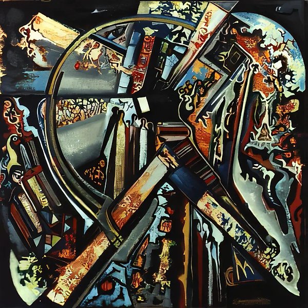 Колесо Сансары, 1994, масло на холсте, 90x90, $1500