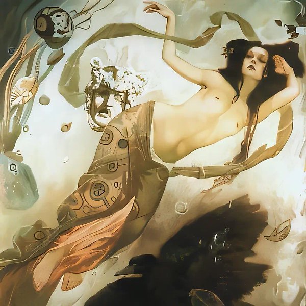 The “L” legend, 2000, oil on canvas, 100х100