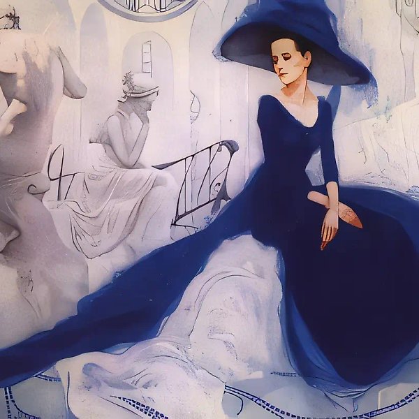 The muse, 1996, oil on canvas, 80х120