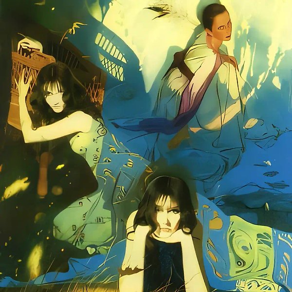 The summer is off, 1997, oil on canvas, 120х110