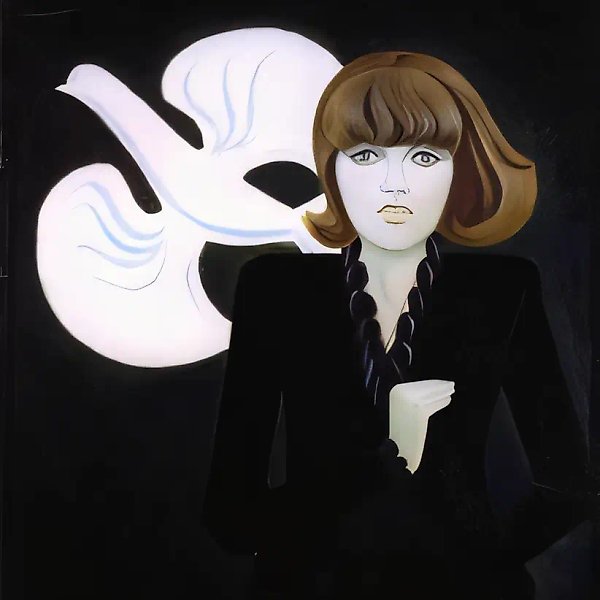 珍惜白色的鸟,2000年,蛋彩画布,90.5x83.5厘米