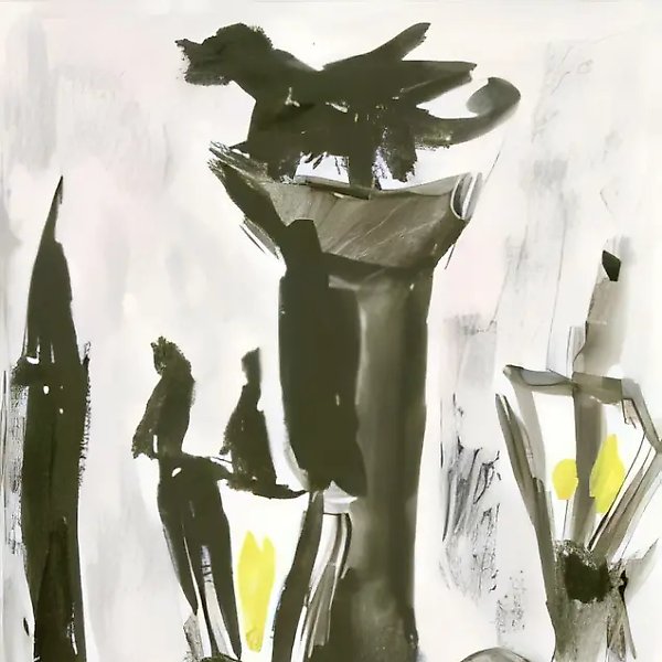 伦敦路灯,2000年,木板,水粉,30x20