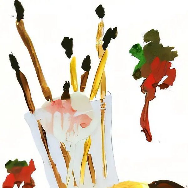 Без названия, 1999, доска, гуашь, 45x30
