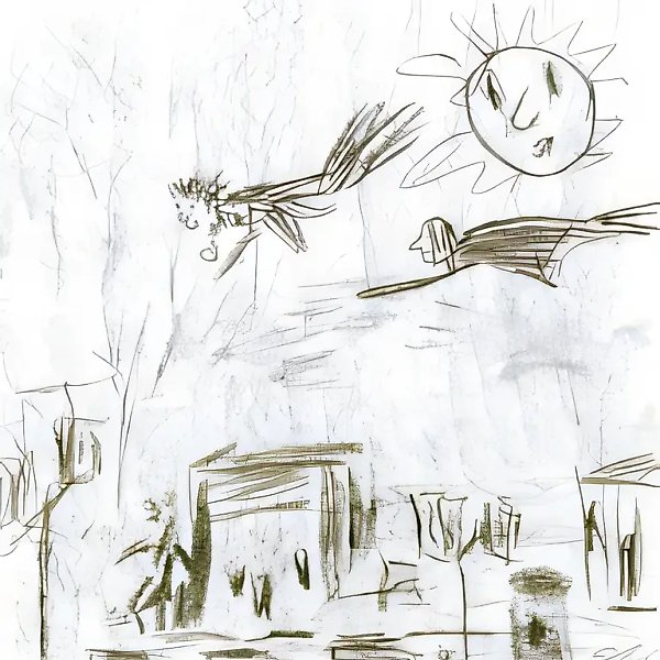 Абстракция. К солнцу, 1999, доска, гуашь, 30x40