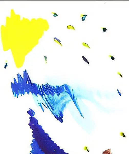 Сказка о ёжиках, 1999, доска, гуашь, 24x32