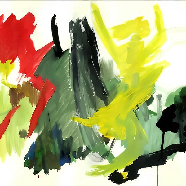 Танцы в темноте, 1999, доска, гуашь, 50x60