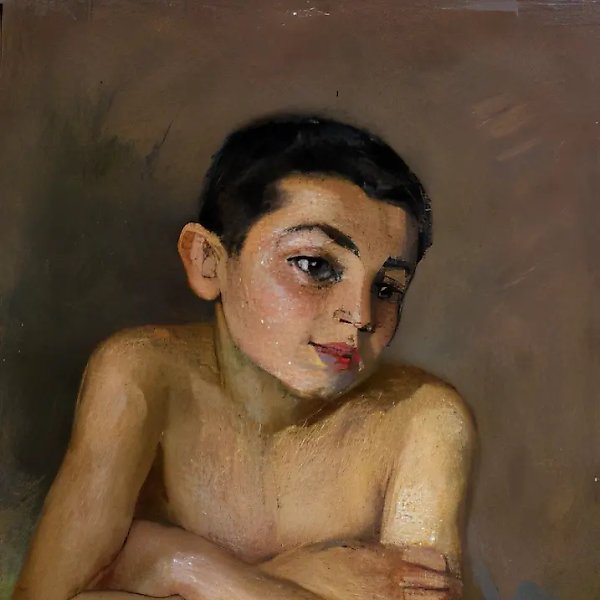Виля, 1946, холст, масло, 44х34 Владельцы Рубанов В.И. и Рубанова Е.И.