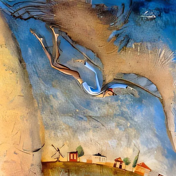 伊卡洛斯的飞翔,1997年,布面油画,综合材料,110x90