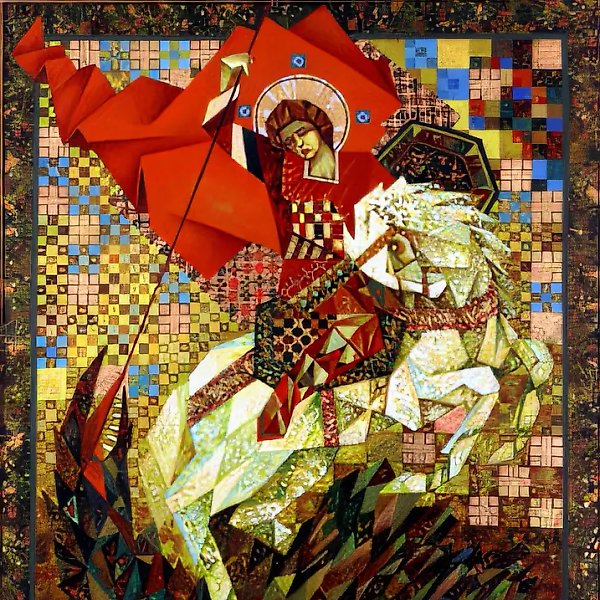 Святой Георгий, 1991, масло на холсте, 100x80. Частная коллекция, США