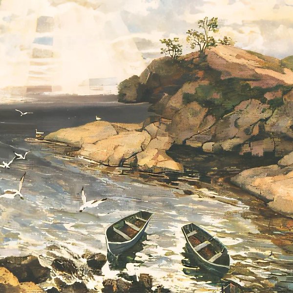 А. Оranskaya. Kitonsarra island, 0, oil on canvas, 60х40