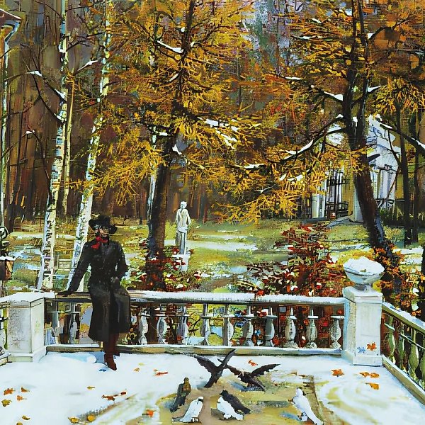 А. Оранская. Предзимье, 1999, холст, масло, 100х80, $1.150