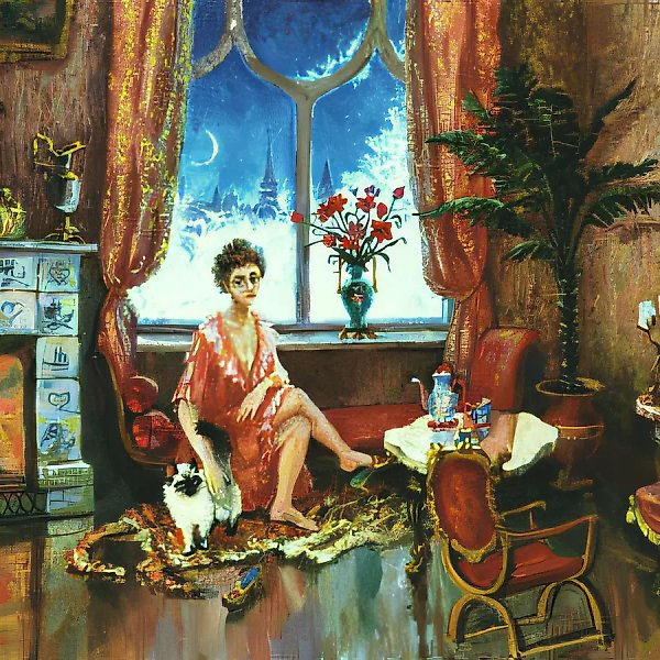 А. Оranskaya., 0, oil on canvas,