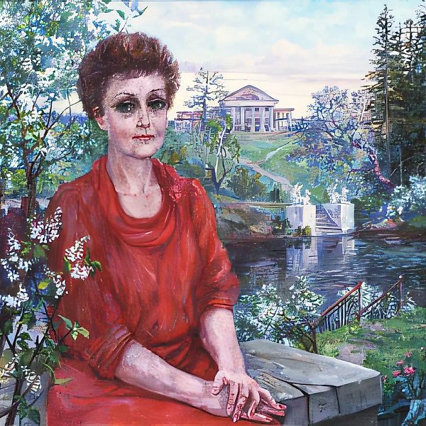 А. Оranskaya. Portrait of A.L., 2001, oil on canvas, 70х100 Privat collection. Russia