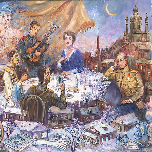 Д.Небогатов. Дни Турбиных, 1999, холст, масло, 60х80, $460